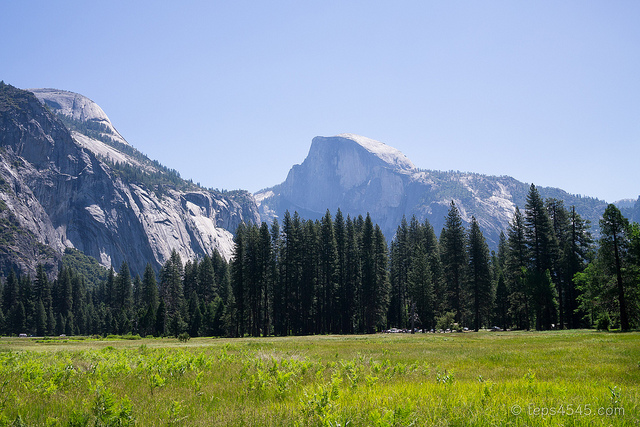 Half Dome from boardwalk / Yosemite NP, CA