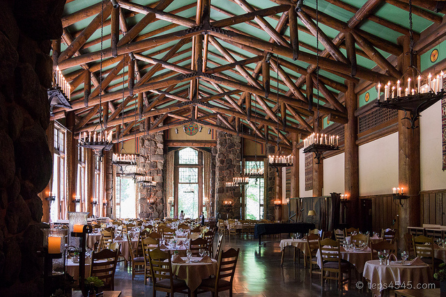 dining at The Ahwahnee / Yosemite NP, CA