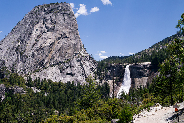 Nevada Fall from Cralk Point / Yosemite NP, CA