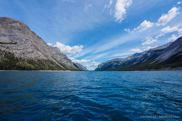 End point of Banff Lake Cruise, Lake Minnewanka