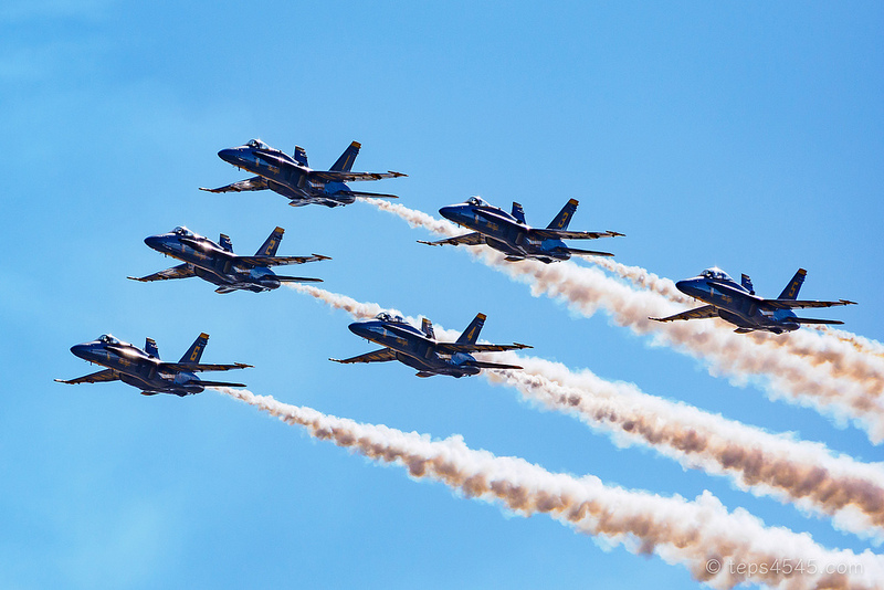 Delta Roll / U.S. Navy Blue Angels