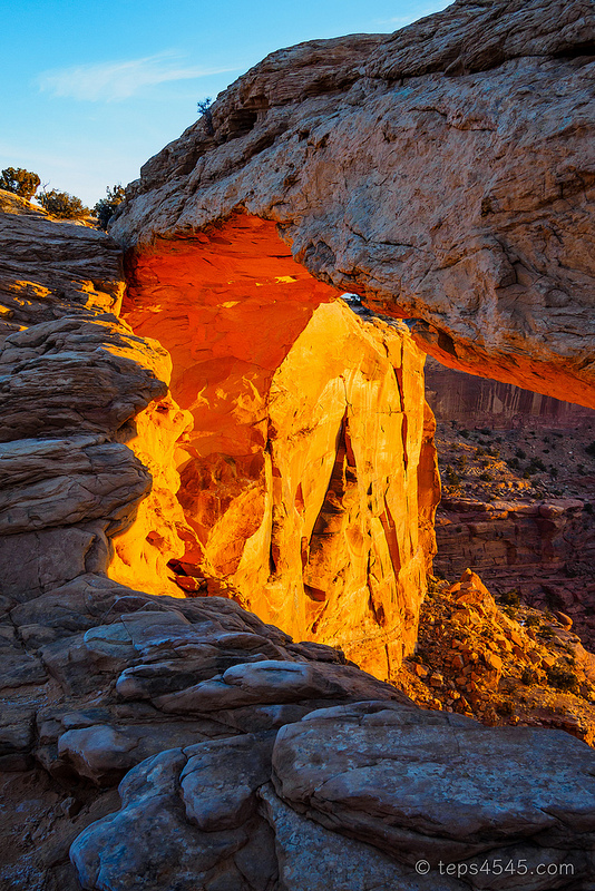 Mesa Arch - orange stone